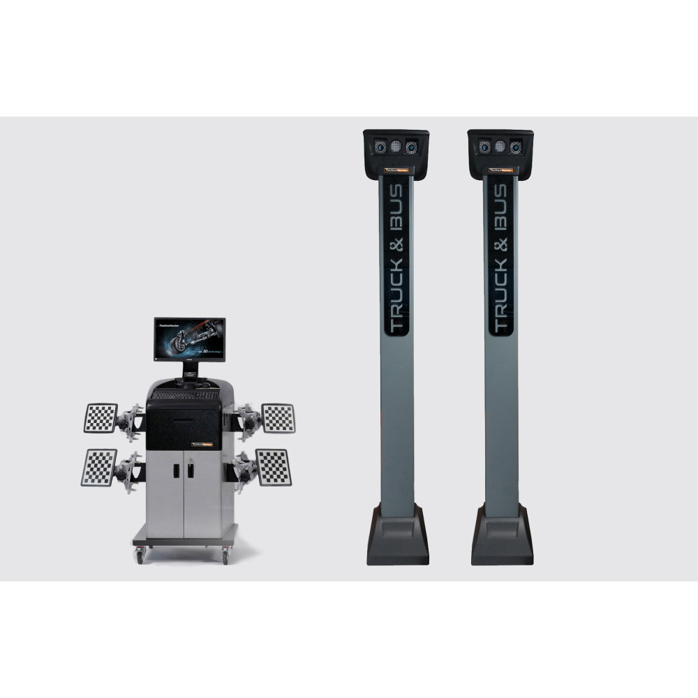 Стенд сход-развал 3D для грузовиков, до 6-ти осей одновременно ТехноВектор 7 Truck T 7204 HTS6