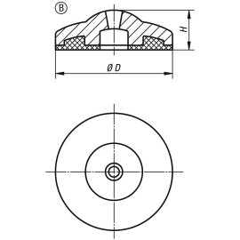 K0428 Основания подвижных опор ECO, 5°