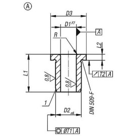 K1022 Втулки кондукторные цилиндрические DIN 172