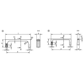 K0213 Ручки бугельные из алюминия