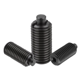 K1370 Фиксаторы пружинные с плоским упором, сталь