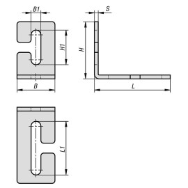K1509 Уголки крепежные из стали
