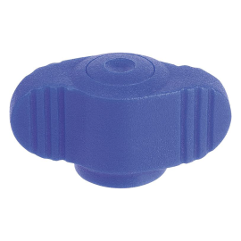 K0274 Ручки барашки маленькие из пластика и нержавеющей стали