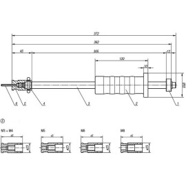K0873 Съемники для демонтажа установочных пальцев