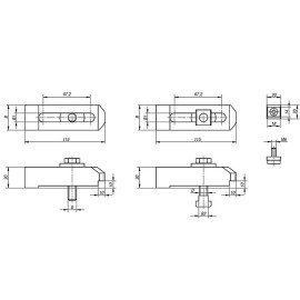 K1008 Комплекты прихватов для крепления тисков