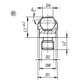 K0282 Упоры подвижные на 9°