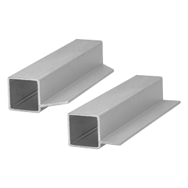 А252511 Трубы профильные алюминиевые квадратные 25X25 1,5 с полкой