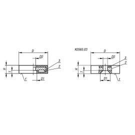 K0565 Магниты кольцевые с защитной оболочкой неодимовые