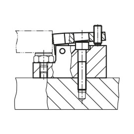 K1387 Зажимы с опорной площадкой для Т-пазов