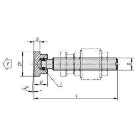 K0688 Винты нажимные из стали с упором