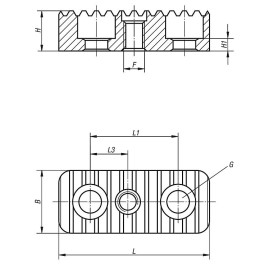 K0853 Подставки для зажимов и контропор