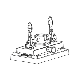 K0764 Ролики шаровые с фланцем и крепежными отверстиями