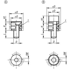 K1166 Зажимы самоцентрирующиеся с установочными сегментами