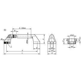 K0226 Ручки трубчатые из нержавеющей стали и пластика