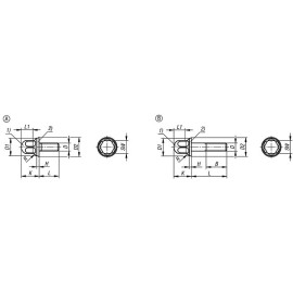 K1647 Винты с уплотнительным кольцом Hygienic DESIGN
