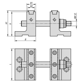 K1115 Комплекты зажимных кулачков для 5 осевой обработки на тисках (K1237)