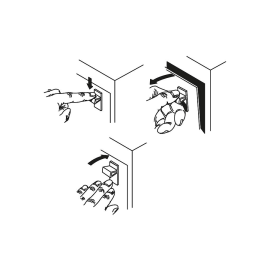K1652 Защелки врезные подвижные