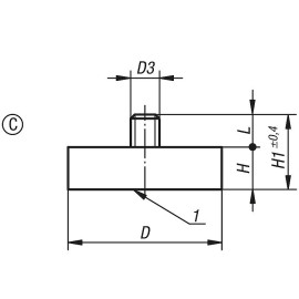 K0553 Магниты дисковые неодимовые экранированные