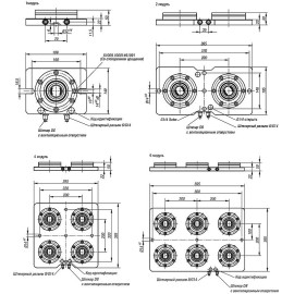 K1009 Плиты зажимные с модулями UNI lock