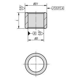 K0861 Втулки калибровочные для растровых отверстий