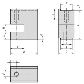 K0839 Блоки подкладные для регулируемых прихватов (K0833)