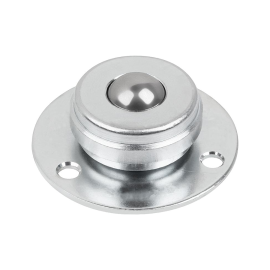 K1734 Ролики шаровые с фланцем и крепежными отверстиями