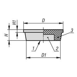K1398 Магниты для магнитных досок ферритовые