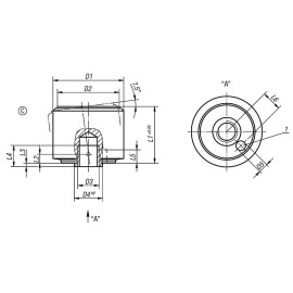 K0286 Упоры подвижные на 7,5° с защитой от проворачивания