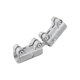 K0483 Зажимы для круглых труб шарнирные из алюминия
