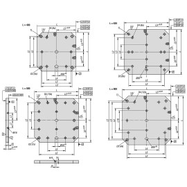 K0806 Заготовки плит для станочных паллет, EN-GJL-300