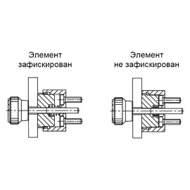 K1446 Элементы фиксирующие поворотные