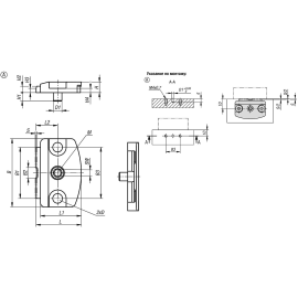 K1696 Зажимы плоские эксцентриковые