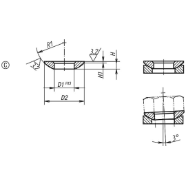 K0729 Шайбы сферические DIN 6319