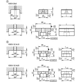 K0954 Сухари направляющие для пазов