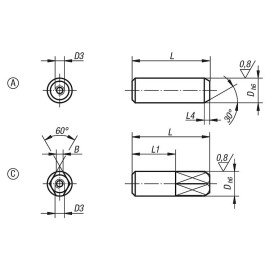 K0817 Пальцы установочные