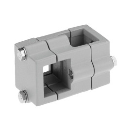 K0473 Зажимы для квадратных труб крестовые из алюминия