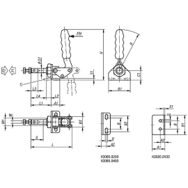 K0085 Зажимы механические плунжерные