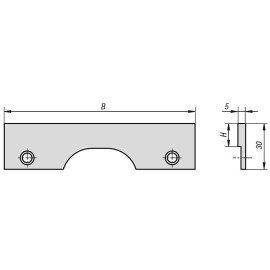 K0974 Комплекты планок опорных привинчиваемых для установки заготовок