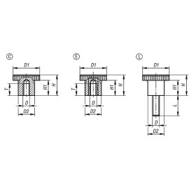 K1223 Ручки с накаткой