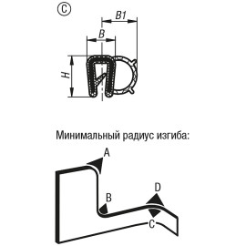 K1368 Профили уплотнительные защитные