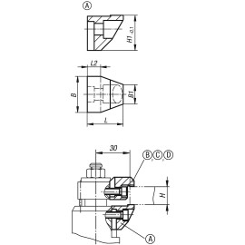 K1490 Губки для плавающих зажимов