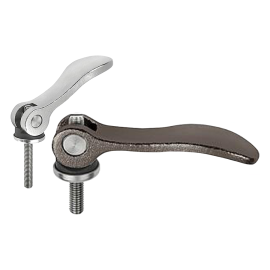 K0647 Рычаги регулируемые из нерж. стали с шайбой из пластика