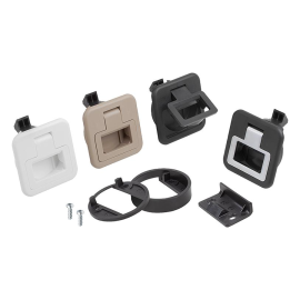 K1651 Защелки врезные с откидной ручкой