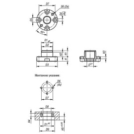 K1220 Втулки центрирующие для пневматических цилиндров Ball lock
