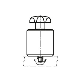 K1214 Упоры подвижные для конструкционных профилей