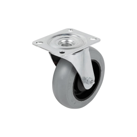 K1766 Ролики с крепежной пластиной и эластичным покрытием