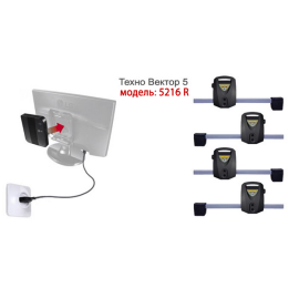 Инфракрасный стенд сход-развал ТехноВектор 5 5216 R PRRC