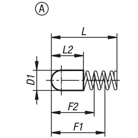 K1277 Гильзы фиксаторы пружинные