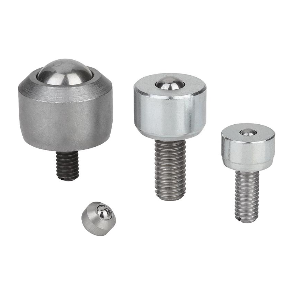 K0749 Ролики шаровые с наружной резьбой маленькие