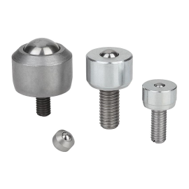 K0749 Ролики шаровые с наружной резьбой маленькие